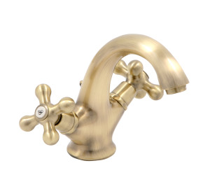 Bronze wash-basin mixer